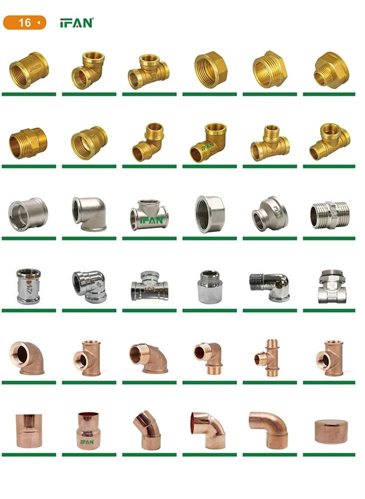 IFAN Durable Brass Compression Fittings PE Pipe Joint Connector best