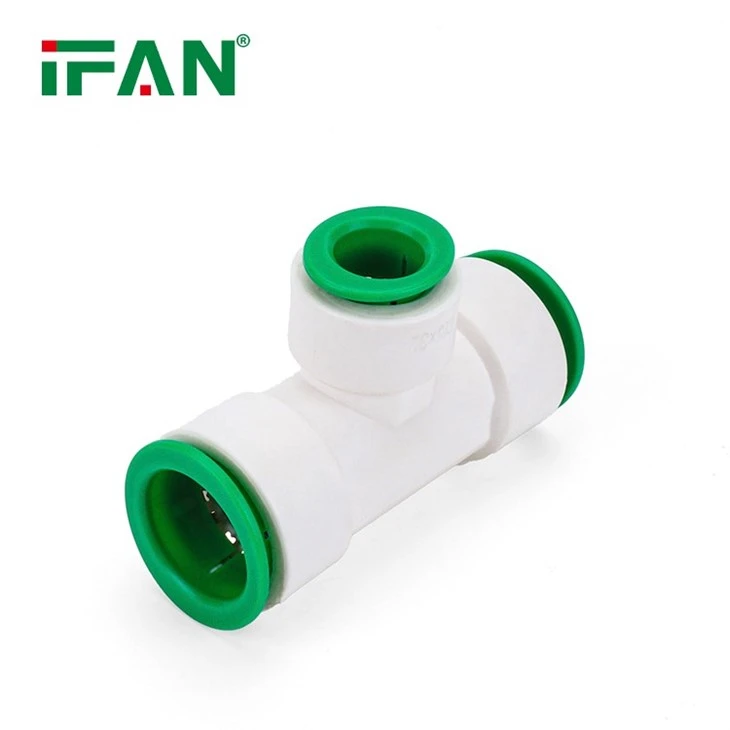 IFAN PPR Push Thread Tee Fittings