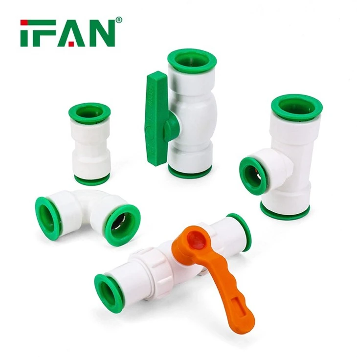 IFAN PPR Push Thread Tee Fittings